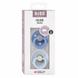 Пустышки BIBS Colour Latex Round (круглые), набор 2 шт., 6&ndash;18 мес., темно-голубая/светло-голубая 1524 фото 1