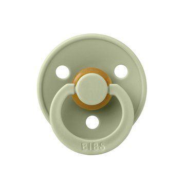 Пустышка BIBS Colour Latex Round (круглая), 6-18 мес., светло-зеленая 1574 фото