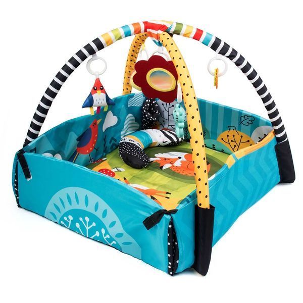 Развивающий коврик 3в1 с игрушками Ricokids &laquo;Лисёнок&raquo;, 110&times;100 см 1155 фото