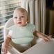 Силіконовий слюнявчик з кишенею BabyOno, м'ятний 1208 фото 4