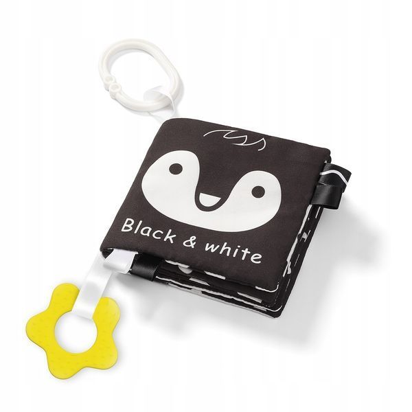 Книжечка развивающая сенсорная BabyOno Black & White 1162 фото