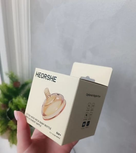 Сменная насадка на бутылочку HEORSHE 6+ месяцев, 2шт 1423 фото