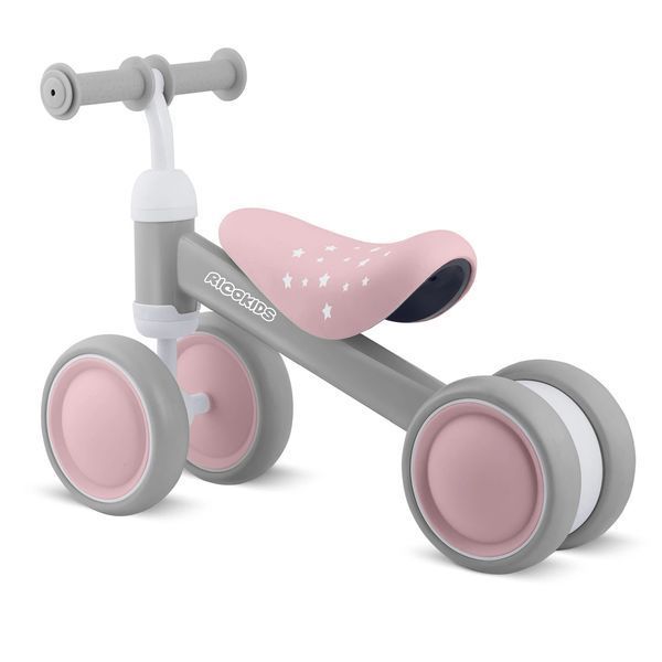 Беговел для детей от 12 месяцев Ricokids, серый &laquo;Кролик&raquo; 1324 фото