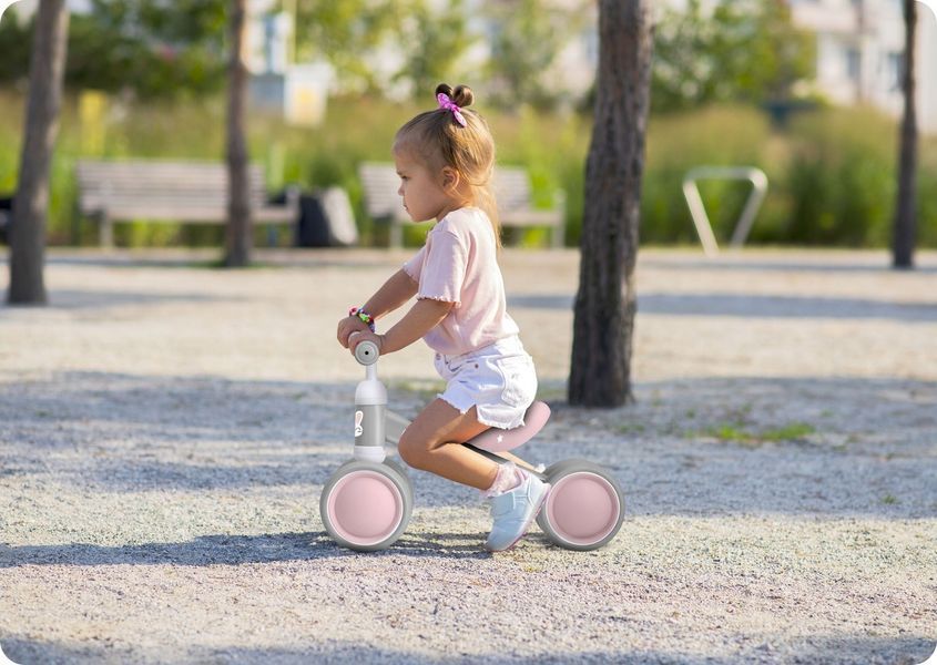 Беговел для детей от 12 месяцев Ricokids, серый &laquo;Кролик&raquo; 1324 фото