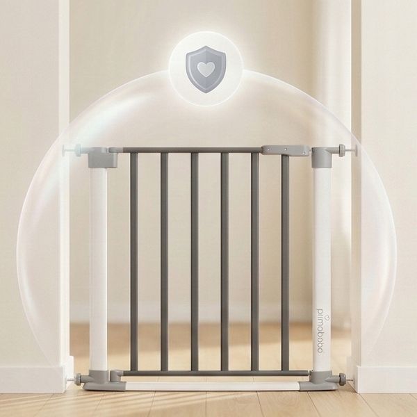 Барʼєр на деврі/сходи GATE_5.0GREY_7 Primabobo Livia, 75-92см  1376 фото