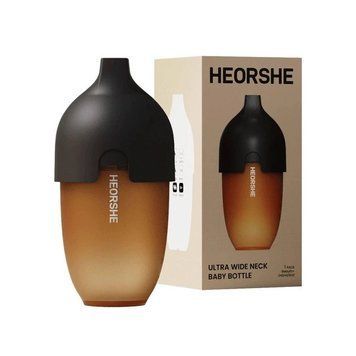 Бутылочка HEORSHE 240 мл, Черная, 6+мес 1386 фото