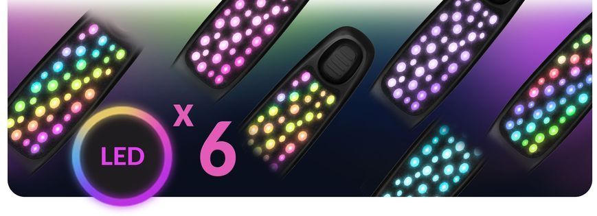 Самокат детский трёхколёсный с подсветкой Ricokids Glowi, чёрный 1337 фото
