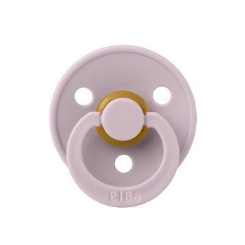 Пустышка BIBS Colour Latex Round (круглая), 6-18 мес., сиреневая 1564 фото