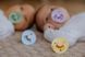 Пустышки BIBS Colour Latex Round (круглые), набор 2 шт., 0&ndash;6 мес., темно-голубая/светло-голубая 1523 фото 11