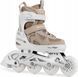 Ролики Blackwheels Flex Pro 34&ndash;37 &mdash; регулируемые, ABEC-7, бежевые 1096 фото 1